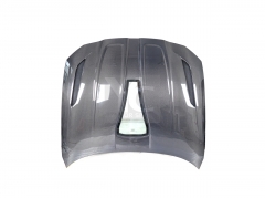 Carbon Fiber CF Front Bonnet Hood Engine Cover Fit For 2021-2023 BMW G80 M3 G82 G83 M4 Hood w/ Glass Hood